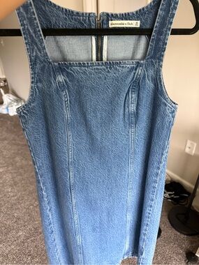 Abercrombie & Fitch Medium Blue Denim Pinafore